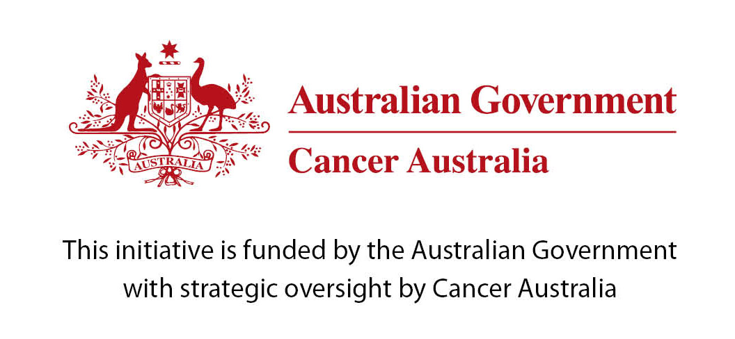 This initiative is funded by the Australian Government with strategic oversight by Cancer Australia
